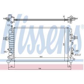 BMW 5 Series 2014-2016 Radiator - RAD3087
