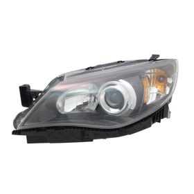 2008-2011 Subaru Impreza Head Lamp Driver Side Black Halogen HQ - OEM# 84001FG251 - SU2502125-3