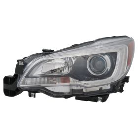 2015-2017 Subaru Legacy Head Lamp Driver Side Halogen W/Black Bezel/Chrome Trim 3.6L HQ - OEM# 84001AL03A - SU2502149-3