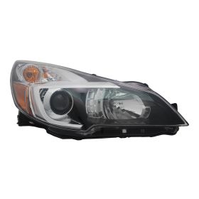 2013-2014 Subaru Legacy Head Lamp Passenger Side W/Black Bezel HQ - OEM# 84001AJ22B - SU2503141-3