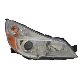 2013-2014 Subaru Outback (Mid-Size Wagon) Head Lamp Passenger Side W/Chrome Bezel HQ - OEM# 84001AJ20B - SU2503143-3