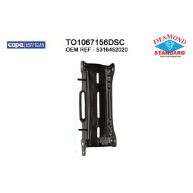 2007-2012 Toyota Yaris- Sedan Front Cover Outer Bracket  Rh (Passenger Side)- Steel - TO1067156-2