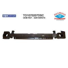 2016-2018 Toyota Rav4- Hybrid Front Bumper Absorber - TO1070207-2