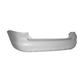 2003-2008 Toyota Matrix Bumper Rear Primed W/Textured Lower W/O Spoiler Hole Base Model - OEM# 521590Z902 - TO1100207-3