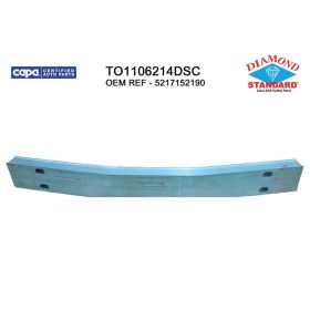 2012-2019 Toyota Prius C - Rear Bumper Impact Bar - TO1106214