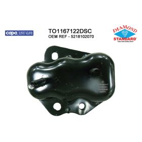 2003-2013 Toyota Corolla Sedan - Rear Passenger Side Bumper Impact Bar Bracket - TO1167122