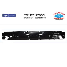 2007-2011 Toyota Camry- Hybrid Rear Bumper Absorber- Plastic -Us Built - TO1170127-2