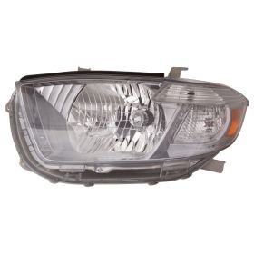 2008-2010 Toyota Highlander - Driver Side Headlight Lens And Housing - TO2502177