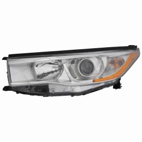 2014-2016 Toyota Highlander Head Lamp Driver Side W/Bright Chrome Bezel HQ - OEM# 811500E180 - TO2502221-3