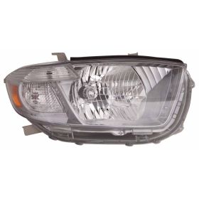 2008-2010 Toyota Highlander- Except Hybrid Headlamp Unit  Rh (Passenger Side) -Sport - TO2503177-2
