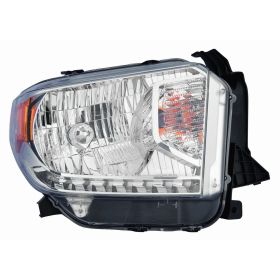 2014-2017 Toyota Tundra 4WD Head Lamp Passenger Side W/Level Adjuster Halogen HQ - OEM# 811100C091 - TO2503219-3