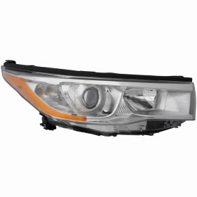 2014-2016 Toyota Highlander Head Lamp Passenger Side W/Bright Chrome Bezel HQ - OEM# 811100E180 - TO2503221-3