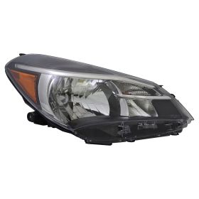 2015-2017 Toyota Yaris Hatchback Head Lamp Passenger Side Halogen Ce/L/Le HQ - OEM# 811300DA70 - TO2503226-3