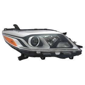 2015-2020 Toyota Sienna Head Lamp Passenger Side Halogen W/Led Doorl Xle/Ltd HQ - OEM# 8111008061 - TO2503230-3