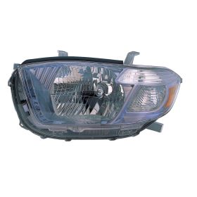 Toyota Highlander Hybrid 2008-2010 Driver Side Head Light Lens And Housing - TO2518117 OEM# 8117048480