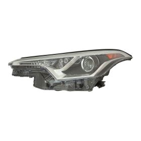 Toyota CHR 2018-2019 Driver Side Halogen Headlight Lens Housing - TO2518193