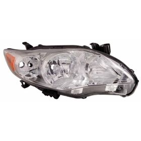 Toyota Corolla Sedan 2011-2013 Passenger Side Head Light Lens And Housing - TO2519131