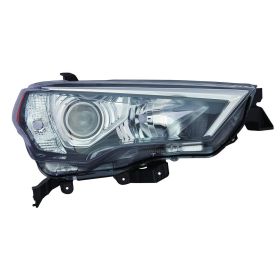 2014-2020 Toyota 4Runner Head Lamp Passenger Side Halogen W/Chrome Trim/Black Bezel HQ - OEM# 8113035541 - TO2519150-3