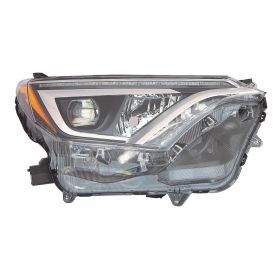 Toyota Rav4 2016-2018 Passenger Side Led Headlight Assembly - TO2519190 OEM# 8114542670