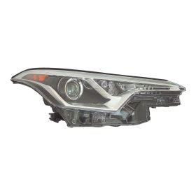 Toyota CHR 2018-2019 Passenger Side Halogen Headlight Lens Housing - TO2519193