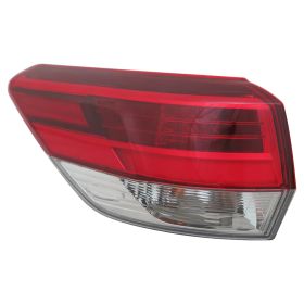 2017-2017 Toyota Highlander- Except Hybrid Rear Lamp Assembly, Lh (Driver Side)- Outer - TO2804132-2