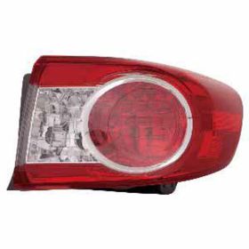 Toyota Corolla Sedan 2011-2013 Passenger Side Outer Tail Light Lens And Housing - TO2805112 OEM# 8155112C10