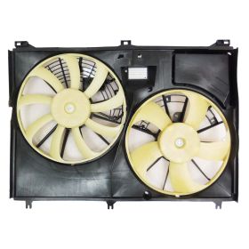 Toyota Highlander Hybrid 2014-2019 Radiator And Condenser Fan Assembly With Two Fans Side By Side - TO3115201 OEM# 167110P250