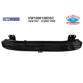 2011-2018 Volkswagen Jetta- Sedan Front Bumper Rebar- W/O Collision Warning - VW1006138-2