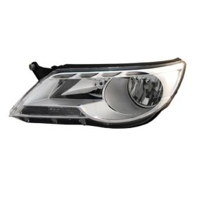 Volkswagen Tiguan 2009-2011 Driver Side Halogen Head Light Assembly - VW2502143 OEM# 5N1941031AC