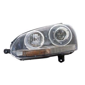 Volkswagen Jetta (type 5) 2006-2009 Passenger Side Hid Type Head Light Lens And Housing - VW2503133