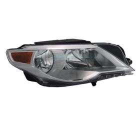 Volkswagen CC 2009-2012 Passenger Side Halogen Head Light Assembly - VW2503139 OEM# 3C8941006F