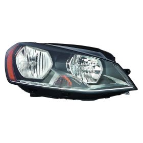 2015-2019 Volkswagen E Golf Head Lamp Passenger Side Halogen HQ - OEM# 5G0941006C - VW2503158-3