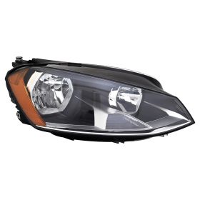 2015-2017 Volkswagen Golf Hatchback Head Lamp Passenger Side Halogen Frontom 6/30/14 HQ - OEM# 5GM941006C - VW2503160-3