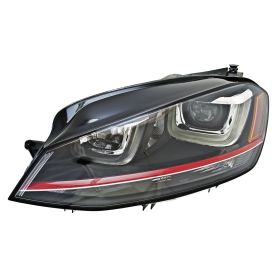 2015-2017 Volkswagen Gti Driver Side Bi-Xenon Headlight Lens And Housing - Best Value ? - VW2518117-2 OEM #5GM941753A