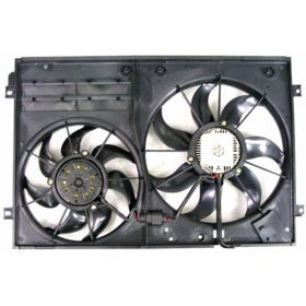Volkswagen Jetta (type 5) 2006-2007 Radiator Fan/motor Assembly - VW3117106 - OEM - 1K0959455ESPFM