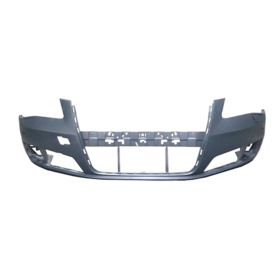 2011-2014 Audi A8 Quattro Bumper Front W/Sensor Hole Primed - AU1000206-3