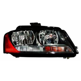 2009-2013 Audi A3 Head Lamp Passenger Side Halogen HQ - OEM# 8P0941004BD - AU2503141-3