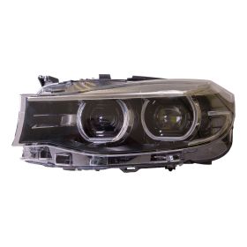 2017-2019 BMW 3 Series Gran Turismo Head Lamp Driver Side Led Non-Adaptive W/O Control Unit HQ - OEM# 63117470417 - BM2502190-3