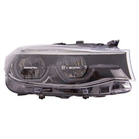 2017-2019 BMW 3 Series Gran Turismo Head Lamp Passenger Side Led W/Adaptive Cruise W/O Control Unit HQ - OEM# 63117470424 - BM2503191-3
