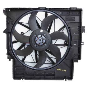 BMW X3 2015-2017 Radiator And Condenser Fan Assembly With One Big Fan - BM3115128 OEM# 17427593847
