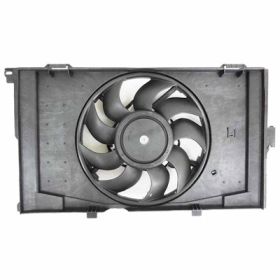 2014-2019 BMW I3 Radiator And Condenser Fan Assembly With One Big Fan