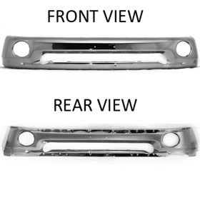 2006-2009 Dodge Pickup Dodge Ram Mega Cab Bumper Front Chrome W/O Sport Pkg - CH1002373-3