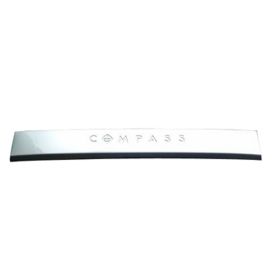 2007-2010 Jeep Compass Mk Bumper Plate Rear Silver W/O Logo W/O Tow Hook Ho - OEM# 1CD94WS2AA - CH1137100-3