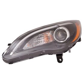 2011-2014 Chrysler 200 Headlamp Assembly, Lh (Driver Side)- Black Bezel With Black Accent- S Model- Capa Certified - CH2502274C-2