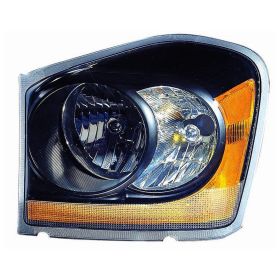 2004-2005 Dodge Durango Performance Headlamp Set Lh (Driver Side)+Rh  (Passenger Side) - Lens And Housing - Black - CH2505115-2