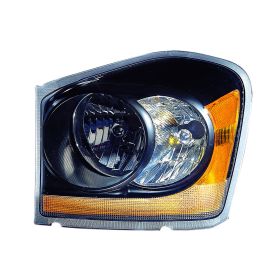 2006-2006 Dodge Durango Performance Headlamp Set Lh (Driver Side)+Rh  (Passenger Side) - Lens & Housing - Black - CH2505116-2