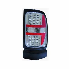 1994-1998 Dodge Pickup Performance Rear Lamp Set Lh (Driver Side)+Rh  (Passenger Side) - Led - Chrome - CH2811145-2