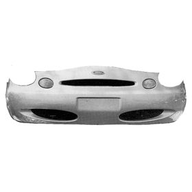 1996-1997 Ford Taurus Front Bumper-Primed -G / Gl / Lx / Se - FO1000398-2