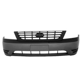 2004-2007 Ford Fronteestar Bumper Front Upper Primed Lower Textured Base/Cargo Van Model - OEM# 3F2Z17D957SAA - FO1000553-3