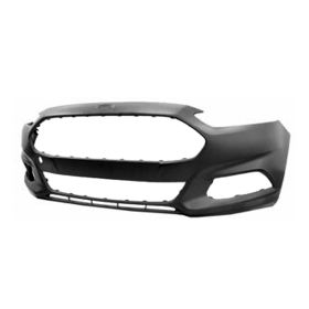 Front Bumper Cover- W/ Tow Hook- W/O Park Assist- Primed Oem# Ds7Z17757Daptm